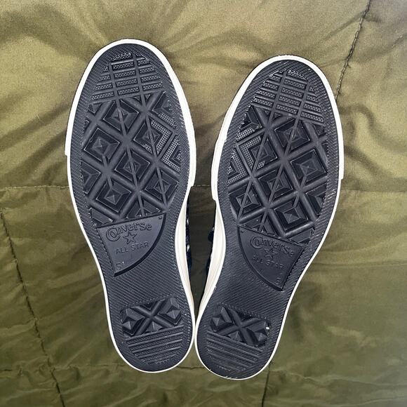 Converse All Star Shoes Black Purple Women 7 Whimsygoth Goblincoren Goth Punk - Picture 2 of 14